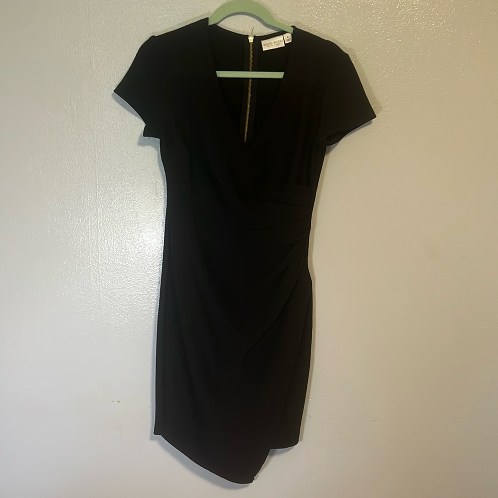 Bisou Bisou Michele Bohbot black dress size 4